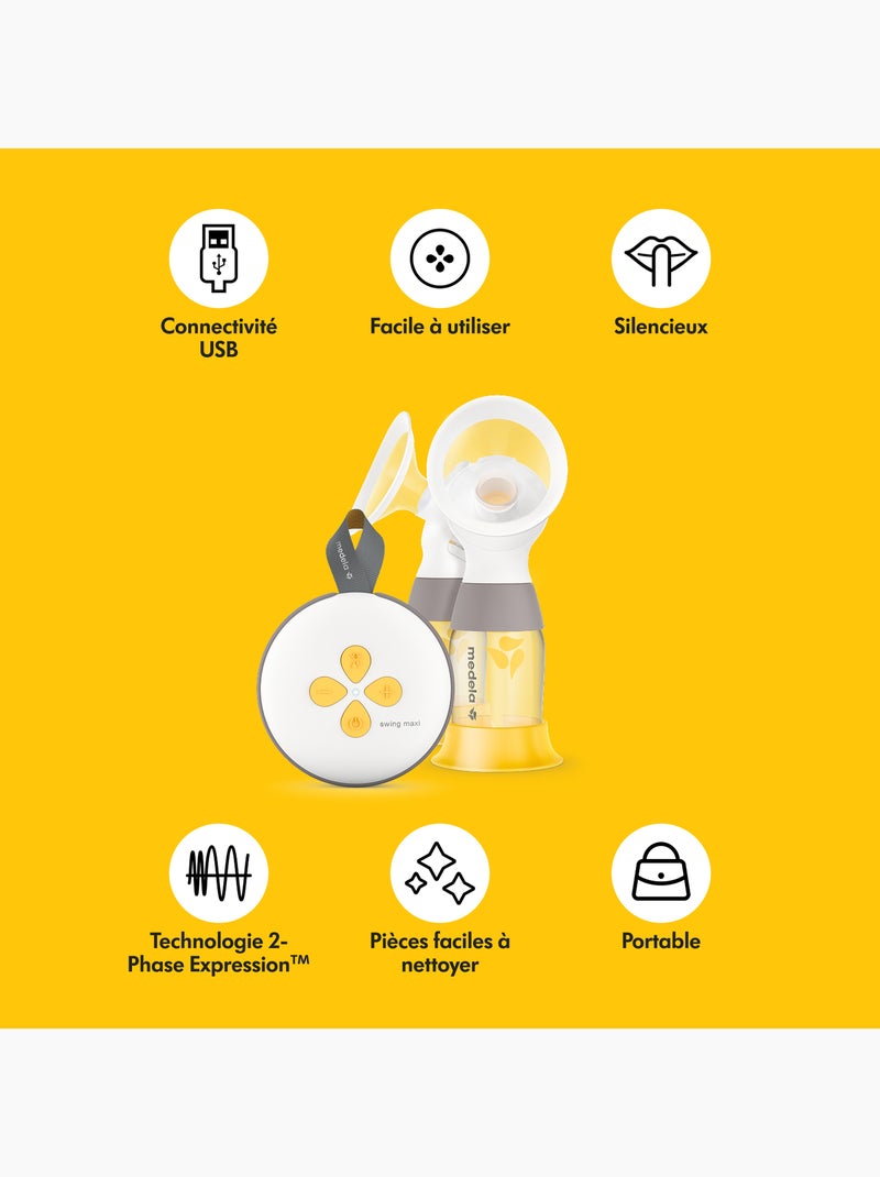 MEDELA - Tire-lait électrique double Swing Maxi RD 21 mm / 24 mm - Pompage rapide Transparent - Kiabi