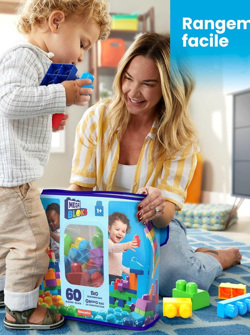 Mega Bloks - Sac avec jeu de blocs de construction Multicolore - Kiabi