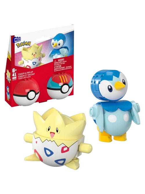 MEGA Coffret Pokémon Togepi et Tiplouf - Kiabi