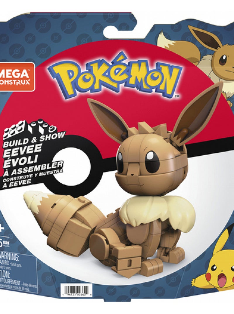 Mega Construx Pokémon Évoli À Assembler N/A - Kiabi