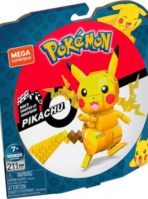 Mega Construx Pokemon Pikachu A Construire - Kiabi