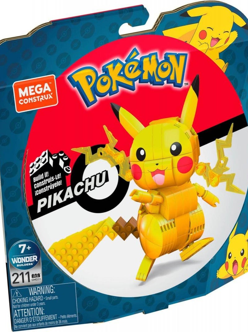 Mega Construx Pokemon Pikachu A Construire N/A - Kiabi
