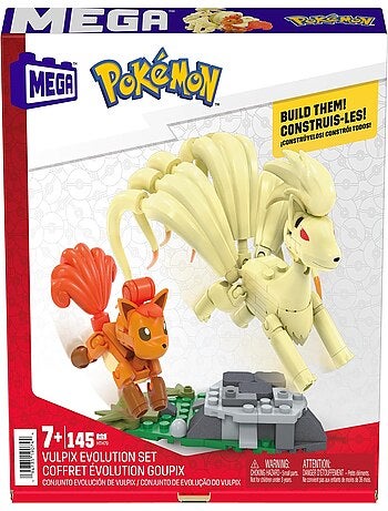 Mega Pokémon - Coffret de construction avec figurines Goupix et Feunard