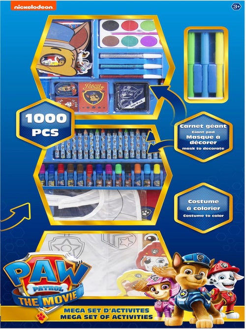 Méga Set D'activités 1000 Pièces - Pat'patrouille - Kiabi