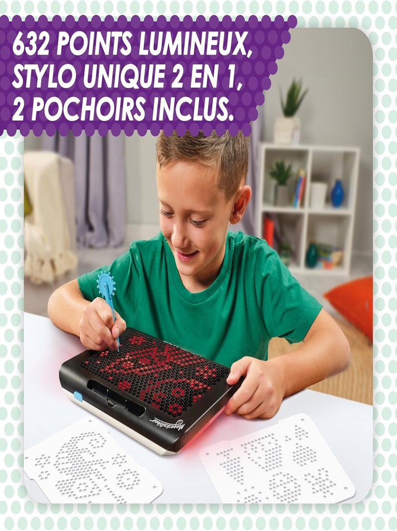 Megasketcher lights alive - création à points aux lumières animées dès 4 ans N/A - Kiabi