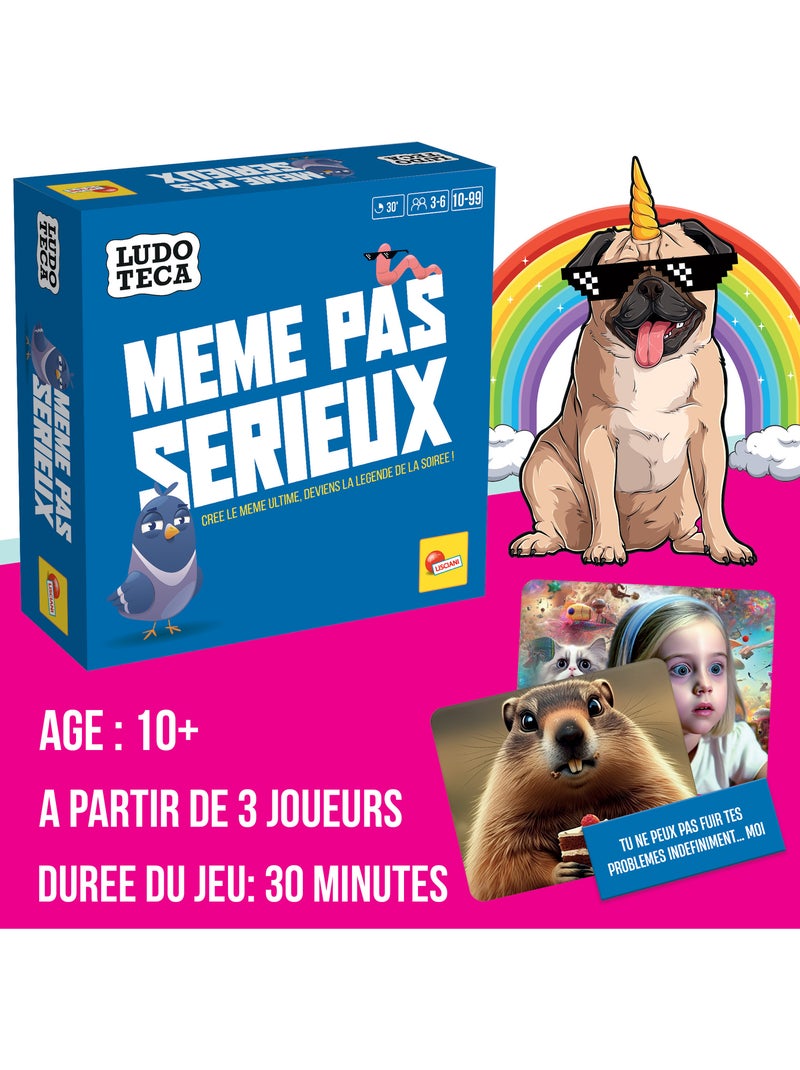 Même Pas Sérieux – Le Jeu d’Ambiance Fun et Délirant entre Amis – Lisciani N/A - Kiabi