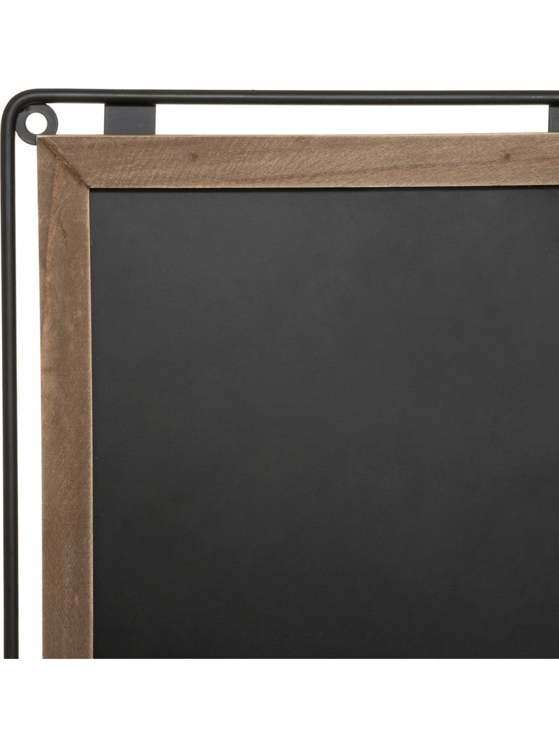 Mémo ardoise avec 3 paniers en métal grillagé WILD Noir - Kiabi