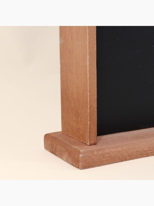 Mémo board ardoise contour bois 53x35cm - Kiabi