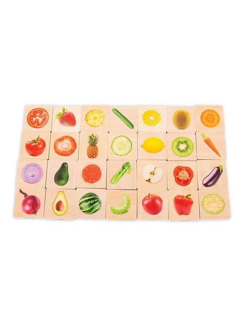 Mémo Fruits et Légumes Mix & Match - Kiabi