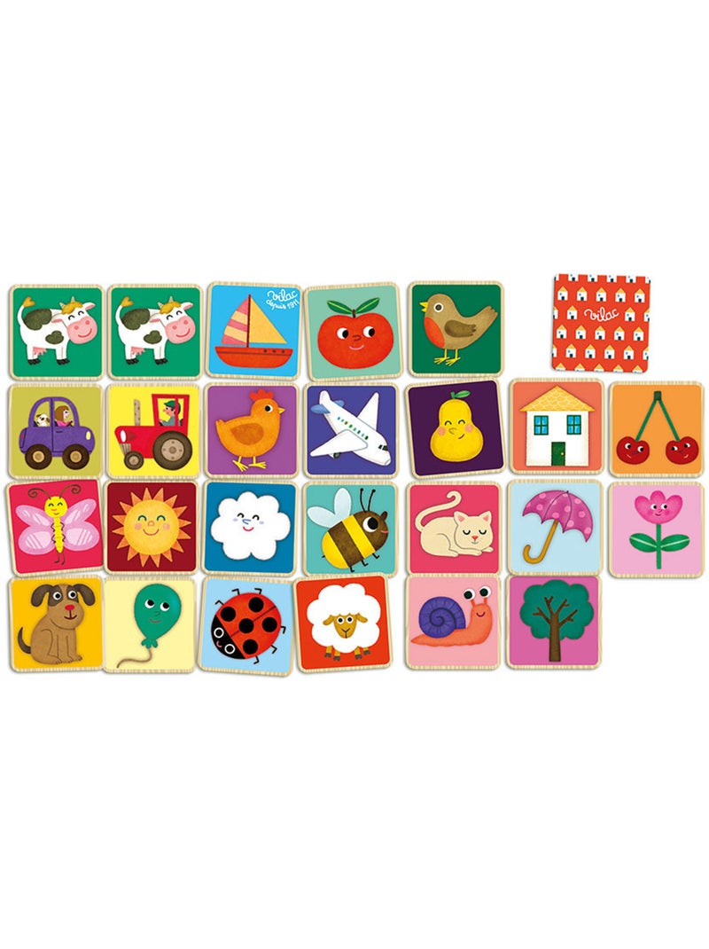 Mémo imagier Mélusine Bleu - Kiabi