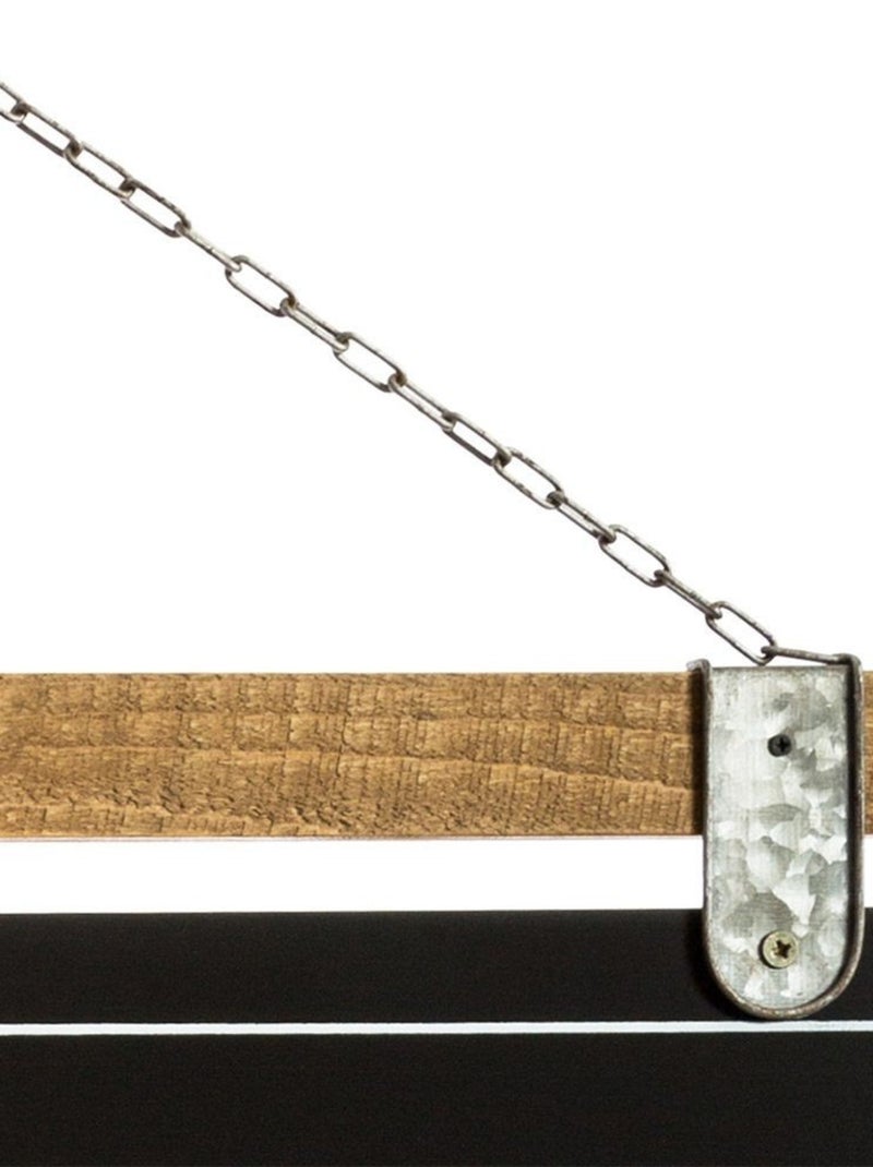 Mémo semainier ardoise Noir - Kiabi