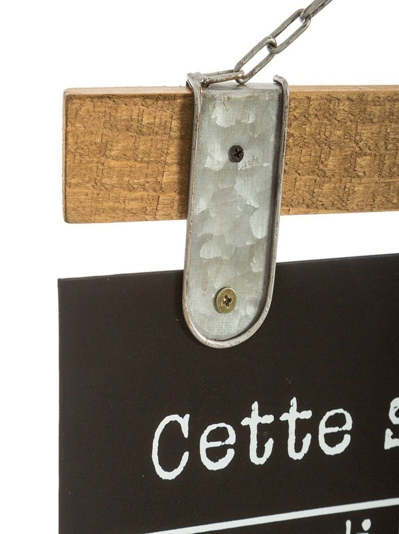 Mémo semainier ardoise Noir - Kiabi