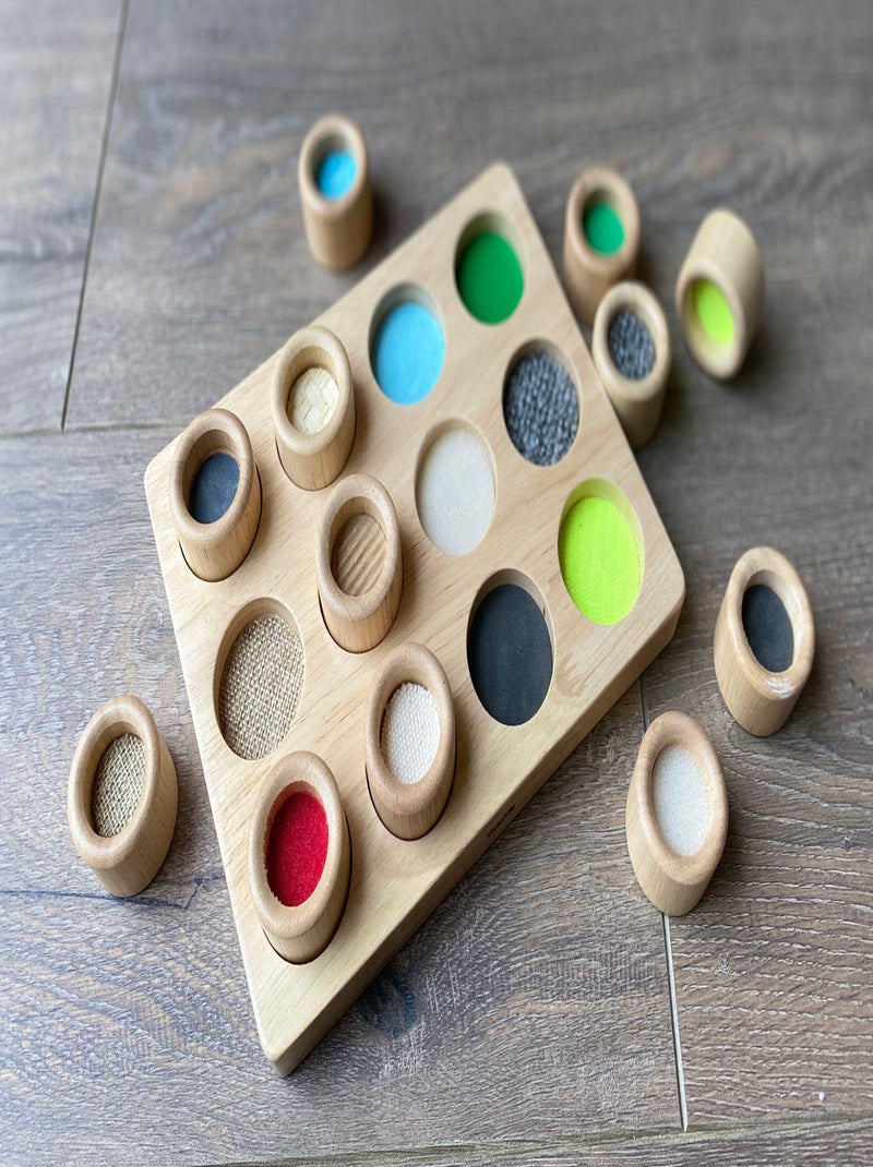 Mémo tactile Touch & Match Beige - Kiabi