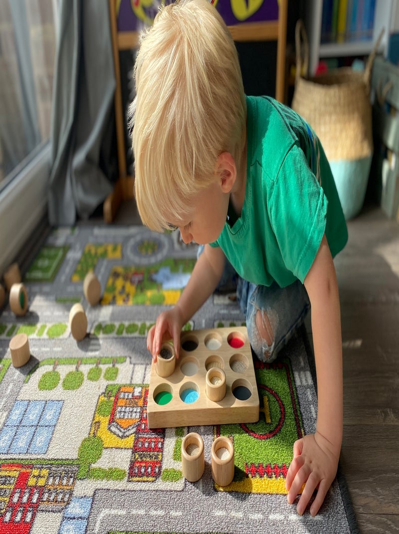 Mémo tactile Touch & Match Beige - Kiabi