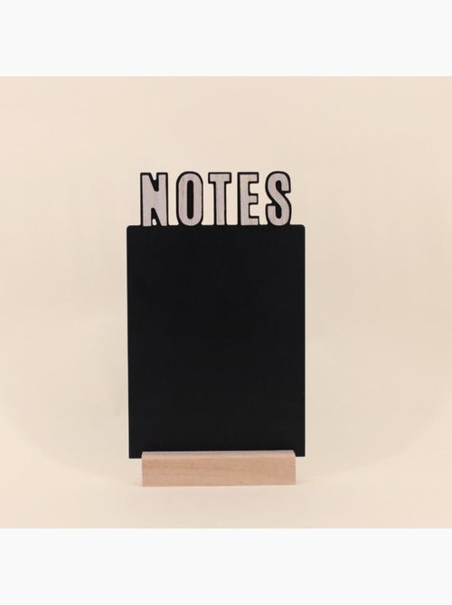 Memoboard en ardoise noire 39x22cm - Kiabi