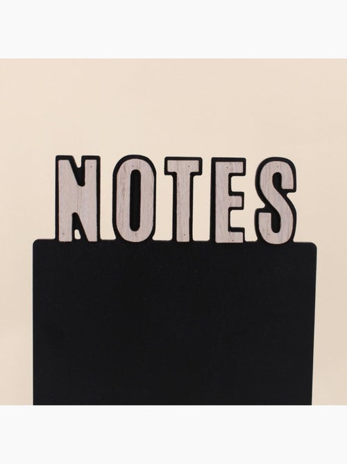 Memoboard en ardoise noire 39x22cm - Kiabi