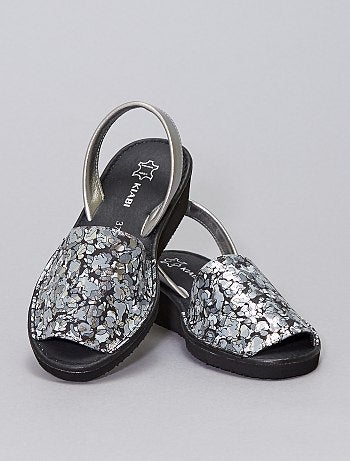 Menorquinas à semelles compensées