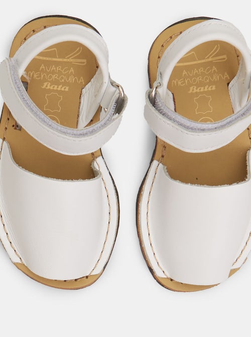 Menorquinas en cuir BATA - Kiabi