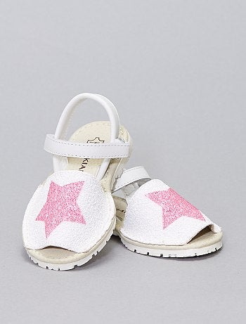 Menorquinas en cuir 'étoile'