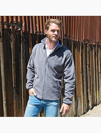 Mens core fashion fit outdoor fleece jacket - result
