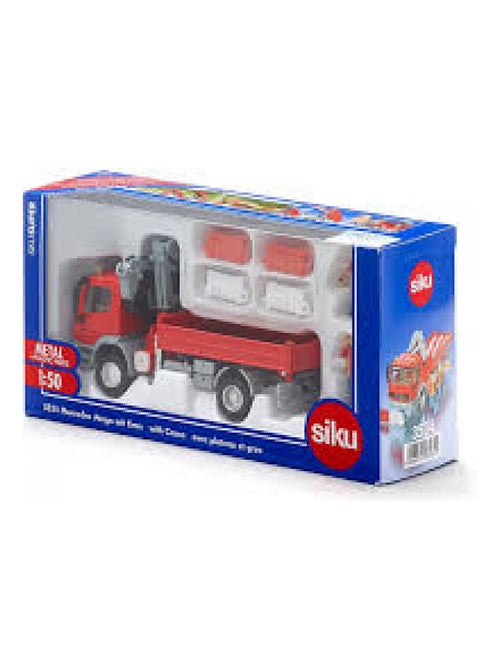 Mercedes Altego avec plateau grue - Kiabi