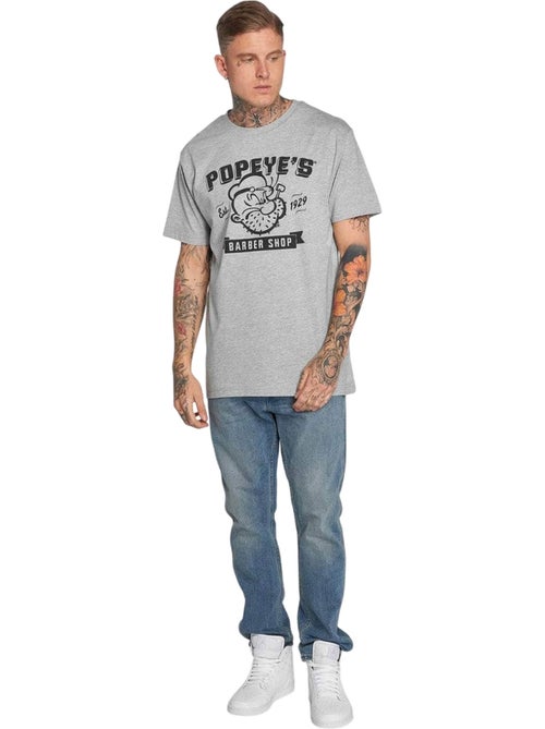 MerchCode - T-shirt motif Popeye BARBER SHOP (Popeye) - Kiabi