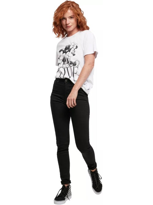 MerchCode - T-shirt motif/style Disney MINNIE LOVES MICKEY (Mickey Mouse, Minnie Mouse) - Kiabi MerchCode - T-shirt motif/style Disney MINNIE LOVES MICKEY (Mickey Mouse, Minnie Mouse) - Kiabi