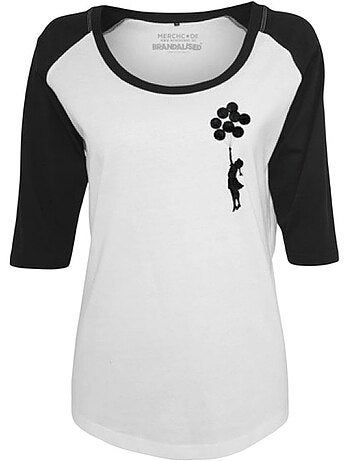MerchCode - T-shirt Raglan GRAFFITI BALLOONS