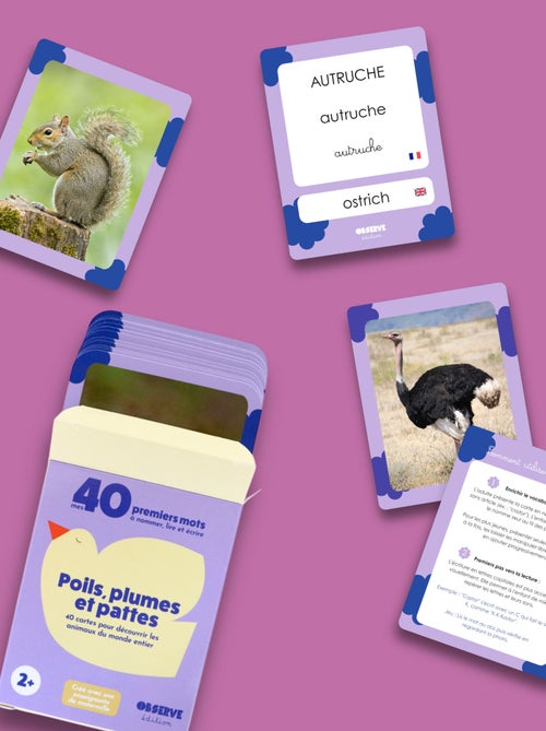 Mes 40 premiers mots: Animaux - Kiabi