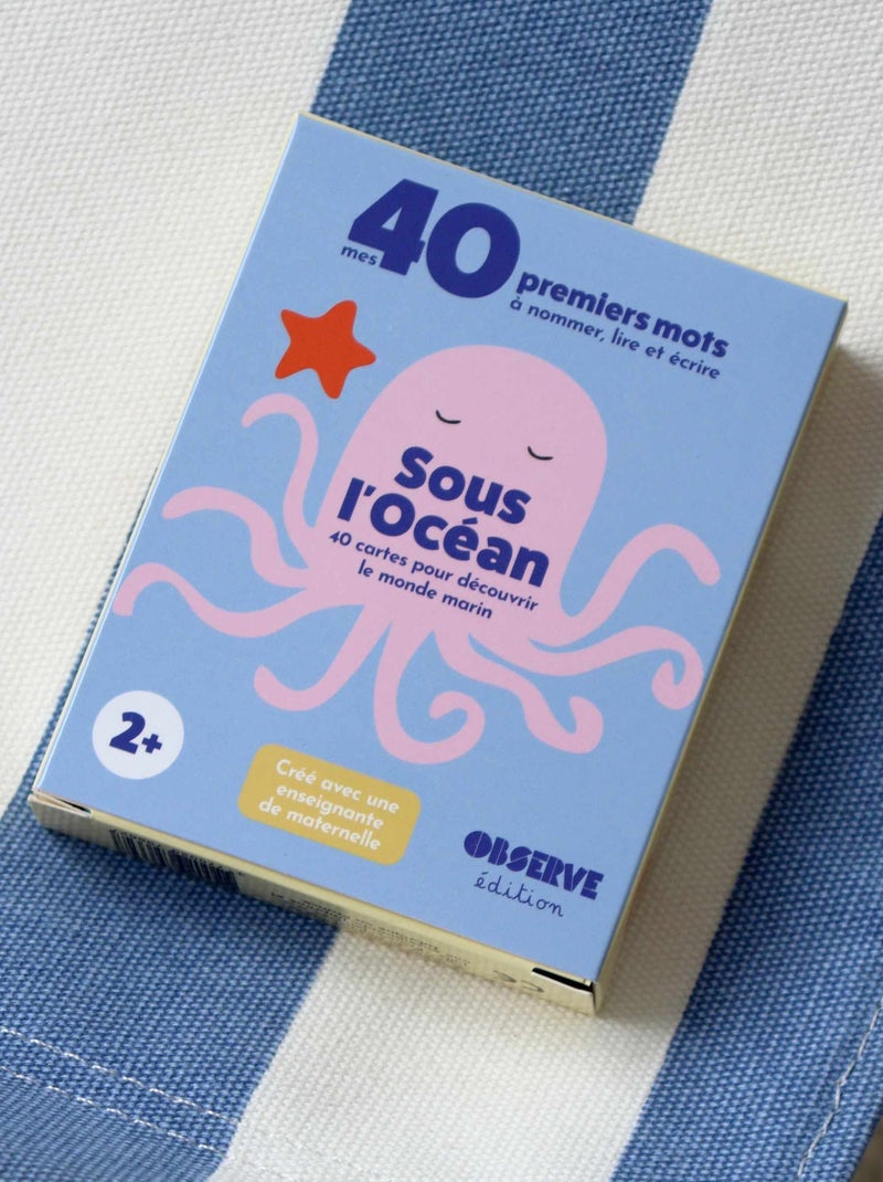 Mes 40 premiers mots: Mers & Océans Blanc Multicolore Bleu - Kiabi
