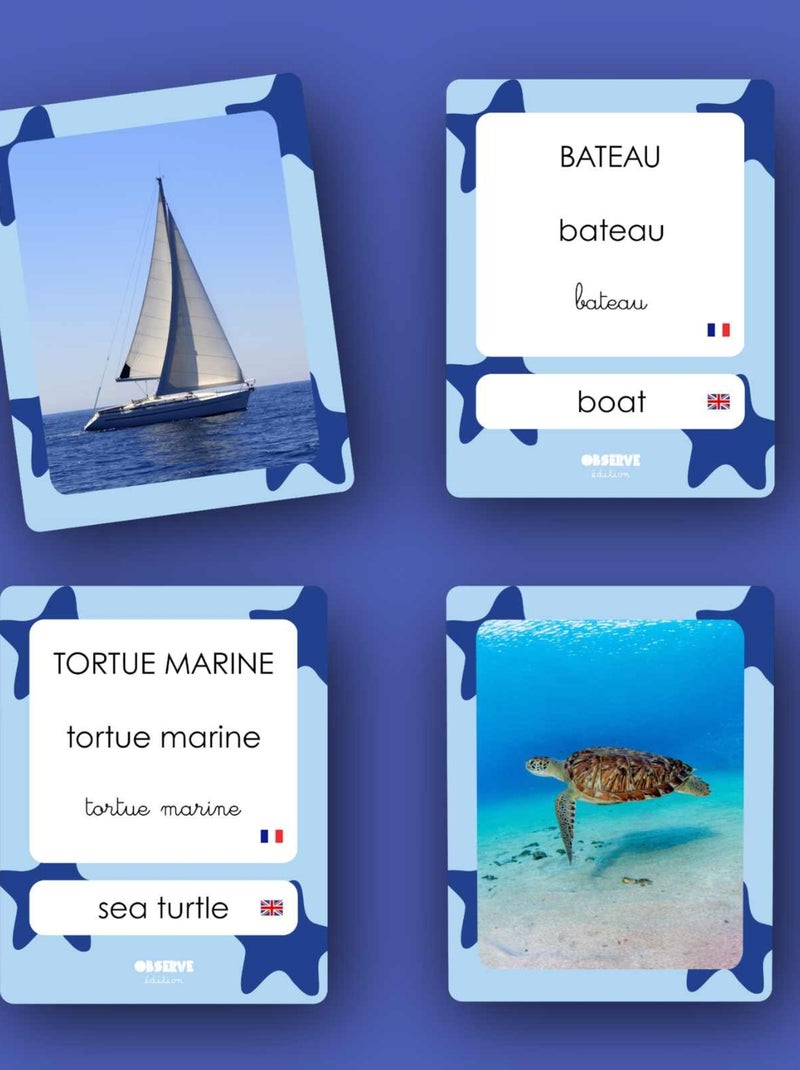Mes 40 premiers mots: Mers & Océans Blanc Multicolore Bleu - Kiabi