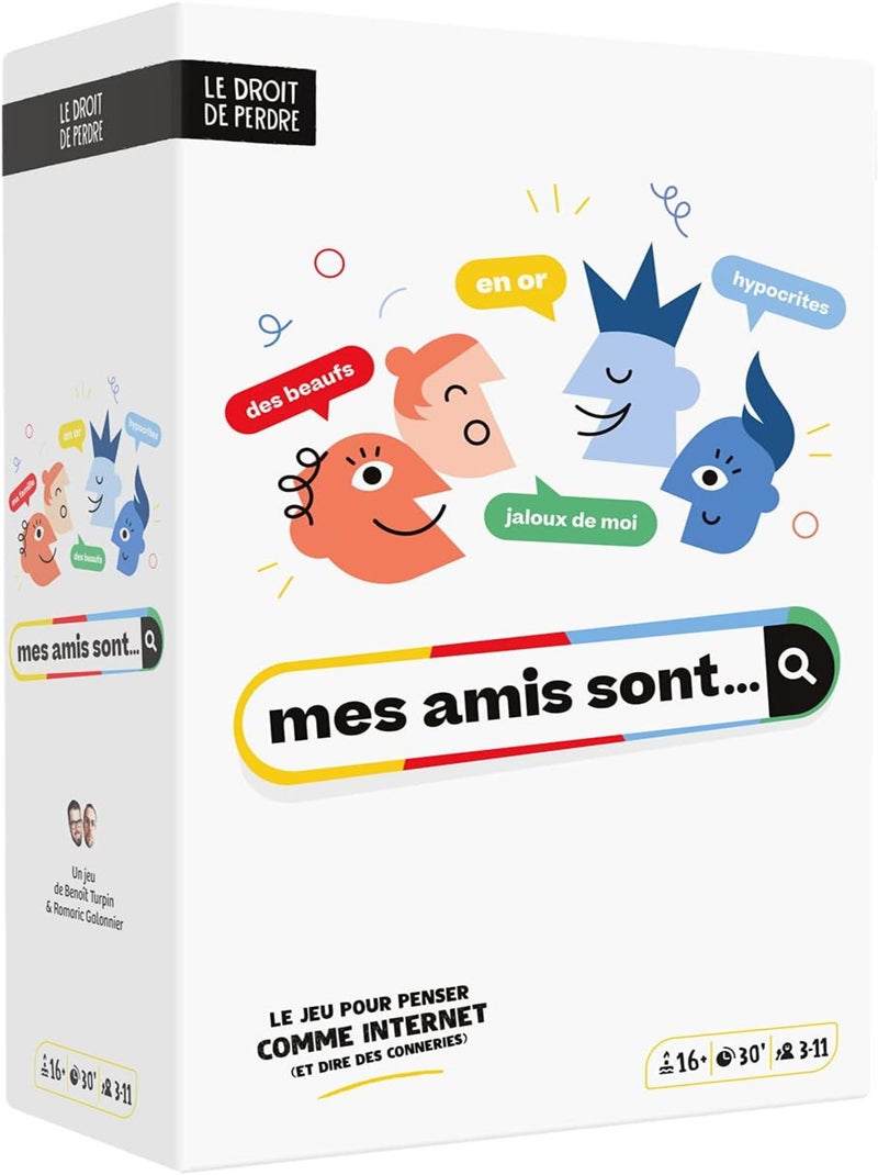 Mes Amis Sont - Le Droit De Perdre - Black Rock Games Multicolore - Kiabi