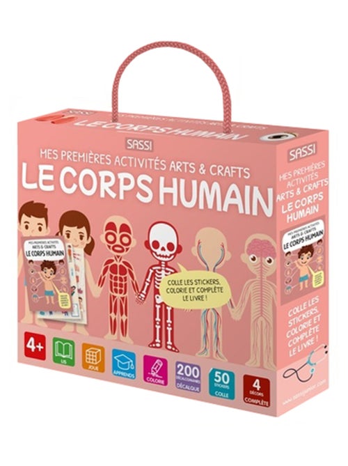 Mes premières activités Arts & Crafts, Le corps humain Sassi Junior - Kiabi