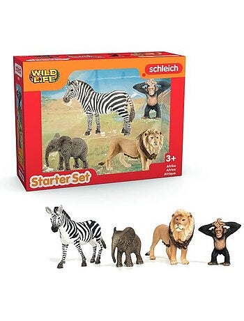 Mes premiers animaux d'afrique, figurines d'animaux, schleich 42721 wild life, dès 5 ans
