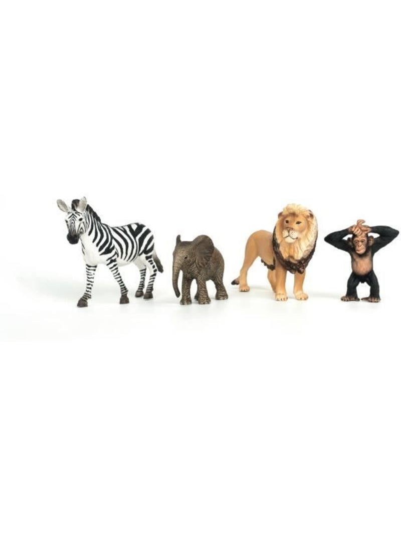 Mes premiers animaux d'afrique, figurines d'animaux, schleich 42721 wild life, dès 5 ans Marron - Kiabi
