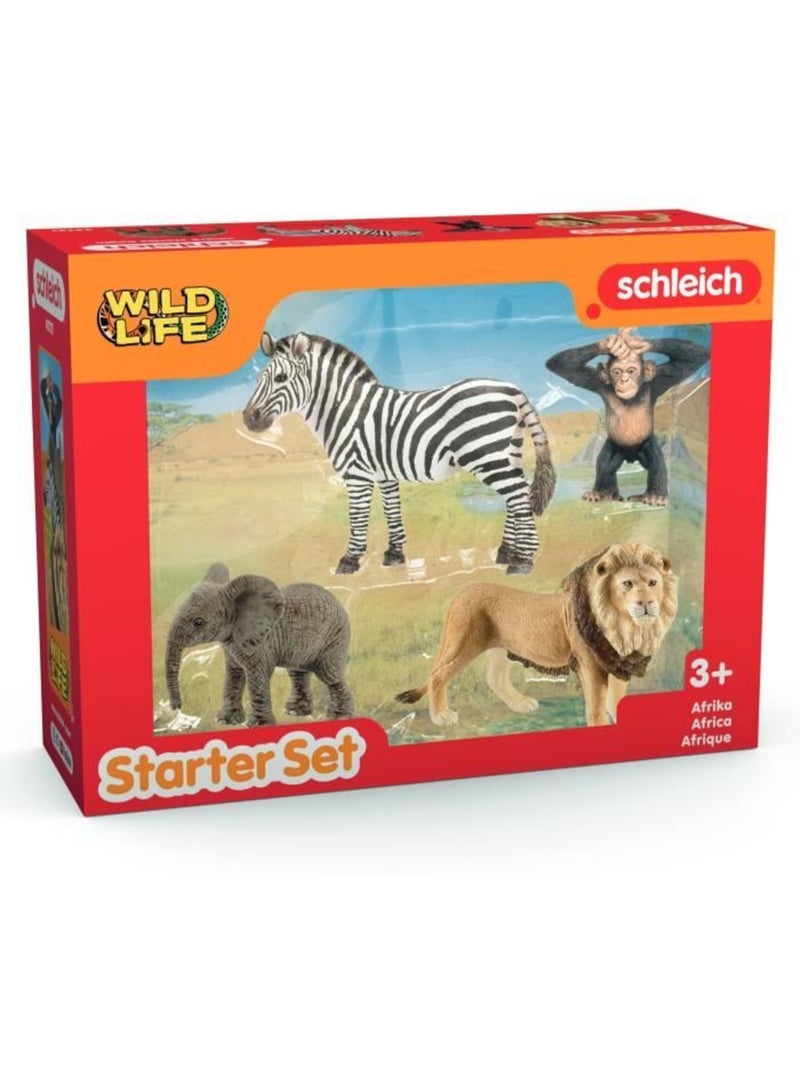 Mes premiers animaux d'afrique, figurines d'animaux, schleich 42721 wild life, dès 5 ans Marron - Kiabi