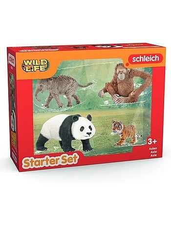 Mes premiers animaux d'asie, figurines d'animaux, schleich 42736 wild life, dès 5 ans
