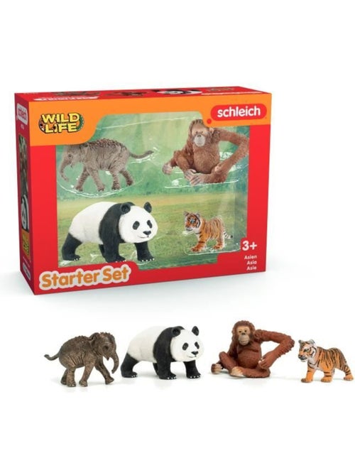 Mes premiers animaux d'asie, figurines d'animaux, schleich 42736 wild life, dès 5 ans - Kiabi