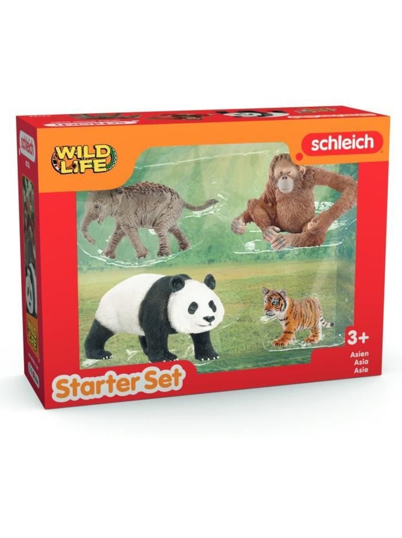 Mes premiers animaux d'asie, figurines d'animaux, schleich 42736 wild life, dès 5 ans Marron - Kiabi