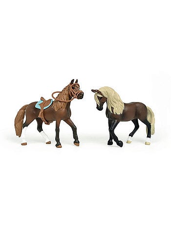 Mes premiers chevaux paso péruvien, figurines 2 chevaux, schleich 42738 horse club, dès 5 ans