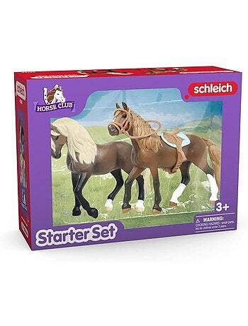 Mes premiers chevaux paso péruvien, figurines 2 chevaux, schleich 42738 horse club, dès 5 ans