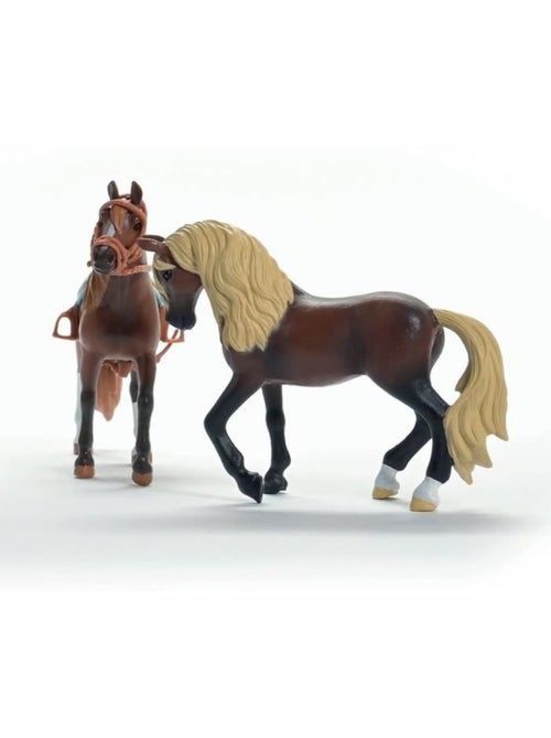 Mes premiers chevaux paso péruvien, figurines 2 chevaux, schleich 42738 horse club, dès 5 ans - Kiabi