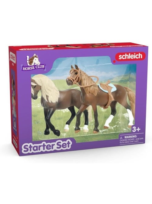 Mes premiers chevaux paso péruvien, figurines 2 chevaux, schleich 42738 horse club, dès 5 ans - Kiabi