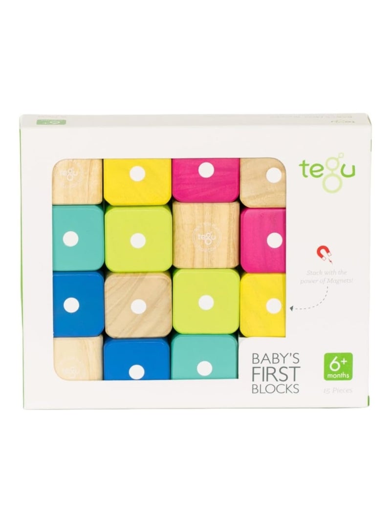 Mes premiers cubes magnétiques 15 pcs Blanc - Kiabi