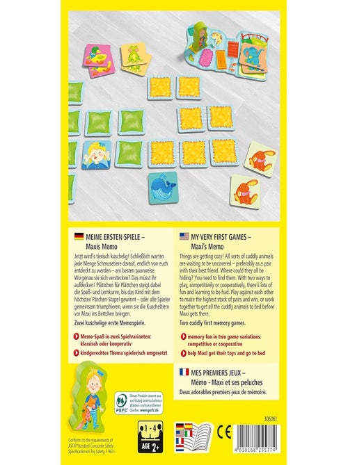 Mes premiers jeux – Maxis Memo - Jeu de mémo - Kiabi