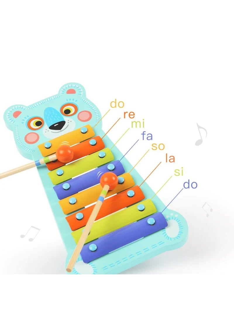 Métallophone ourson Bleu - Kiabi