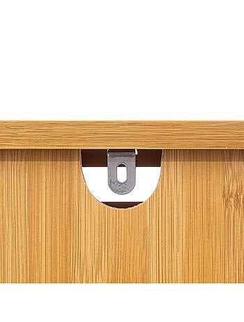 Meuble 4 tiroirs en bambou SICELA - Marron