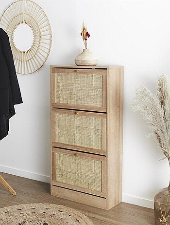 Meuble à chaussures 3 portes Bali