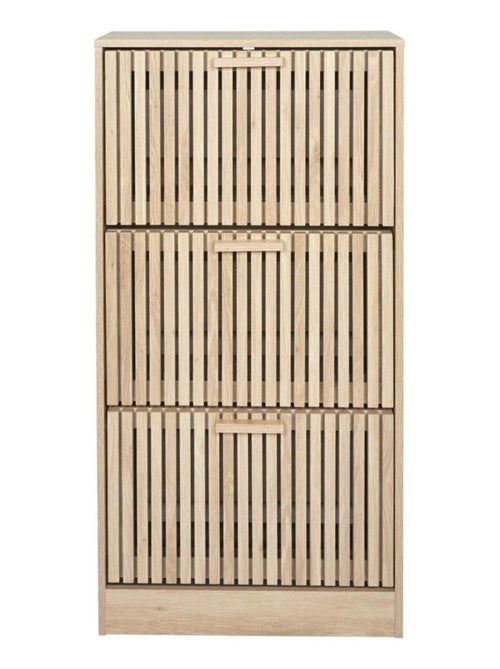 Meuble à chaussures 3 portes KLAUS - Kiabi