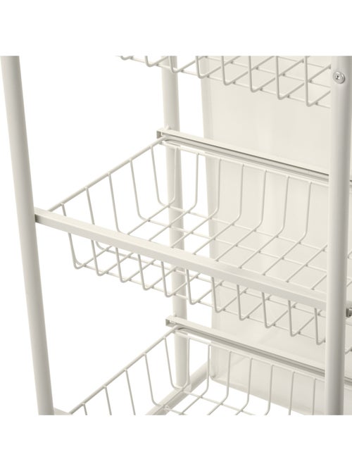 Meuble à linge 2 compartiments et 3 paniers LINEA - Kiabi